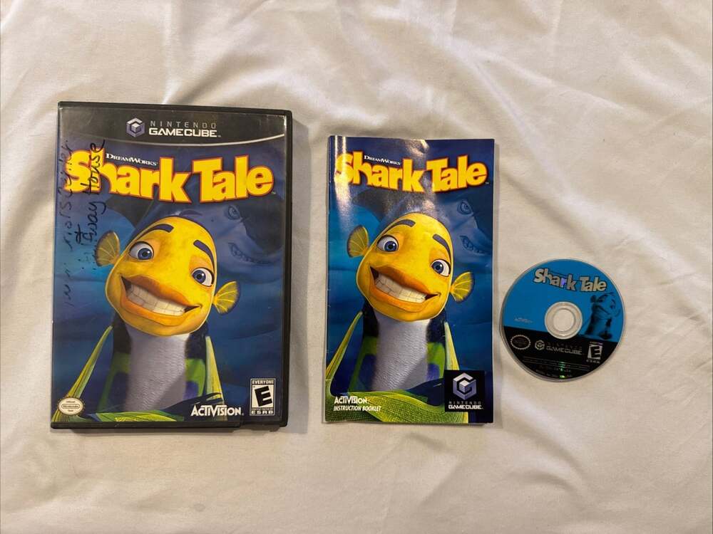 DreamWorks Shark Tale (Nintendo GameCube, 2004) Tested & Working B94